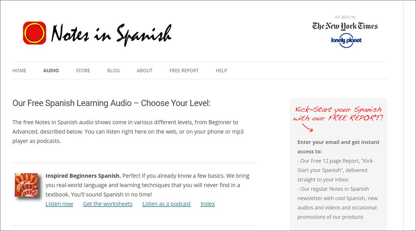 Подкаст для вивчення іспанської Notes in Spanish